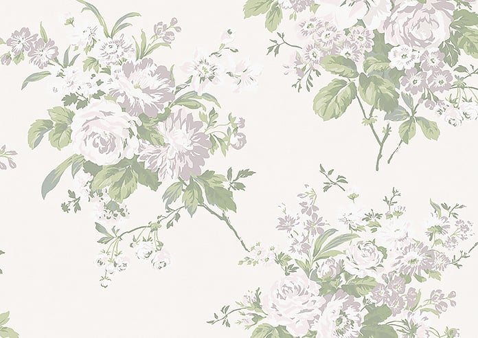 Shabby Chic by Rachel Ashwell Rose Chintz, Natural - Roman Blind - Image 7